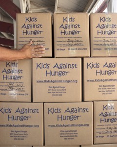 Volunteers from Kids Against Hunger came together with the public last Wednesday (June 27, 2012) at the Alameda County Fairgrounds in Pleasanton, Calif. to pack 100 thousand bags of food that will be shipped to Haiti by the end of next week. Each bag can feed up to six children which means that the boxes arriving in Haiti can feed more than 600 thousand children.
By: Jessica Worthington