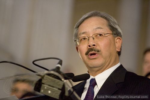 San Francisco Mayor Ed Lee.  Photo by Luke Thomas.