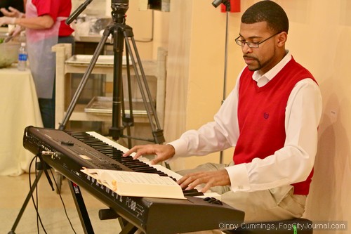 Piano man, Pastor Theon Johnson III.