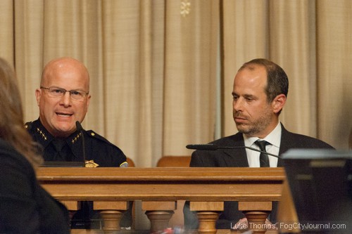 SFPD Police Chief Greg Suhr and SFMTA Director Ed Reiskin.