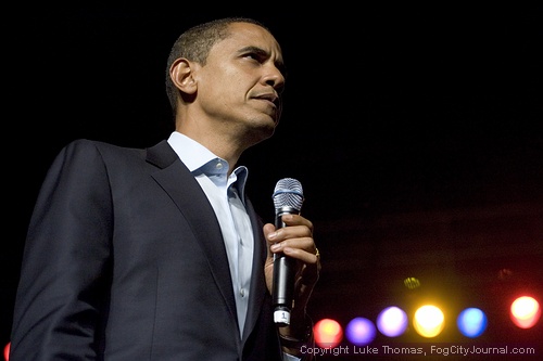 President Barack Obama. Photo by Luke Thomas.