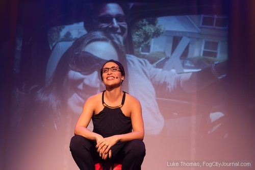 Eliana Lopez during a media-only performance of 'What is the Scandal?'  Photos by Luke Thomas.