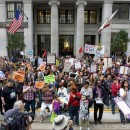 wells fargo protest foreclosures shareholders meeting